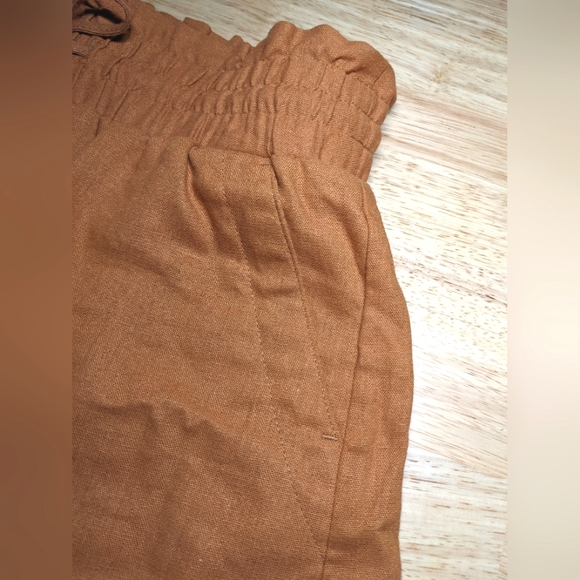 A New Day - Women's burnt orange high-waisted pull-on shorts - Picture 6 of 6